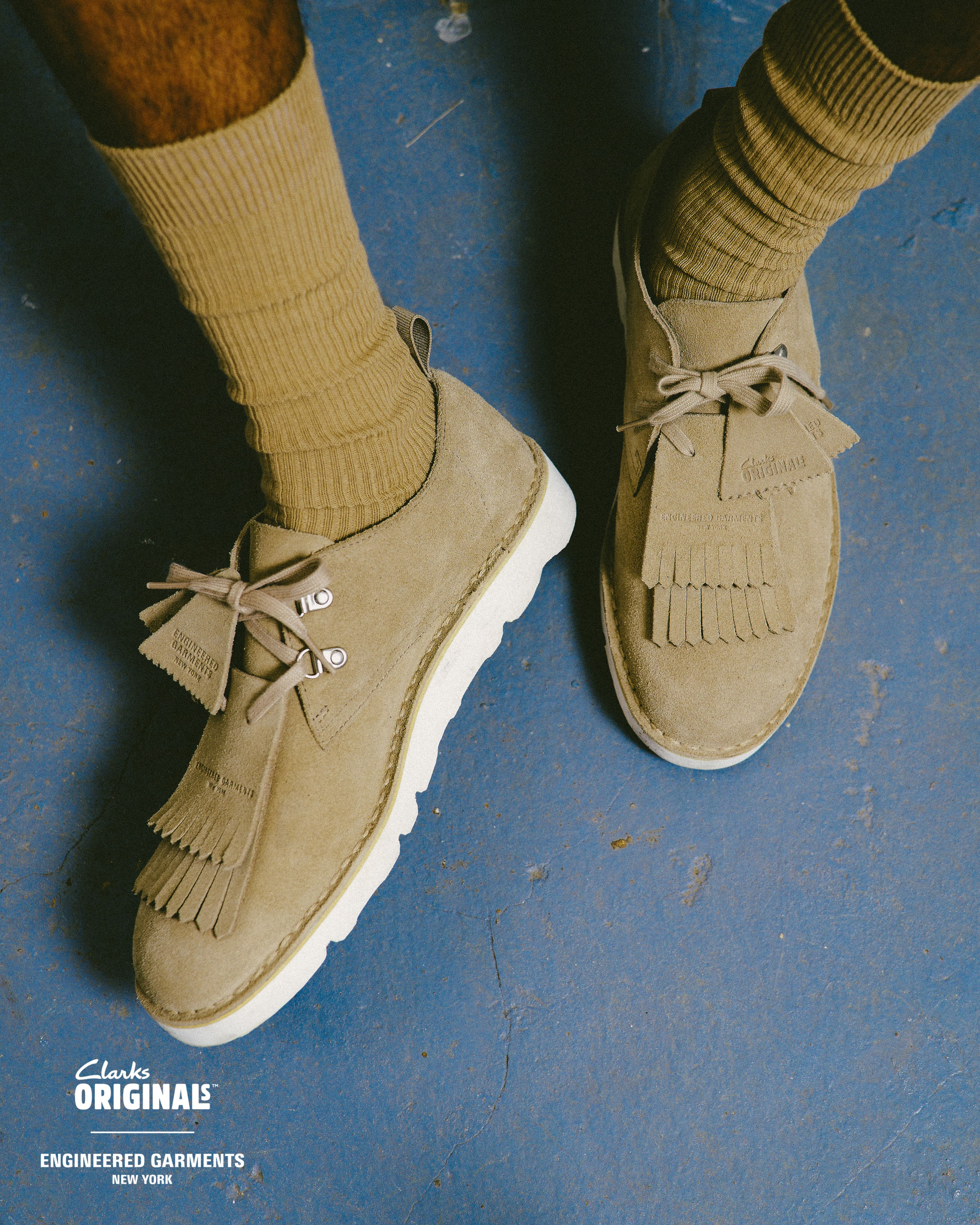 HONEYEE.COM | Clarks Originals と ENGINEERED GARMENTSが初の